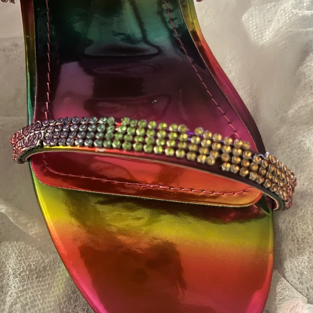 Cape Robbin Multicolor Strappy Heels - Picture 5 of 8
